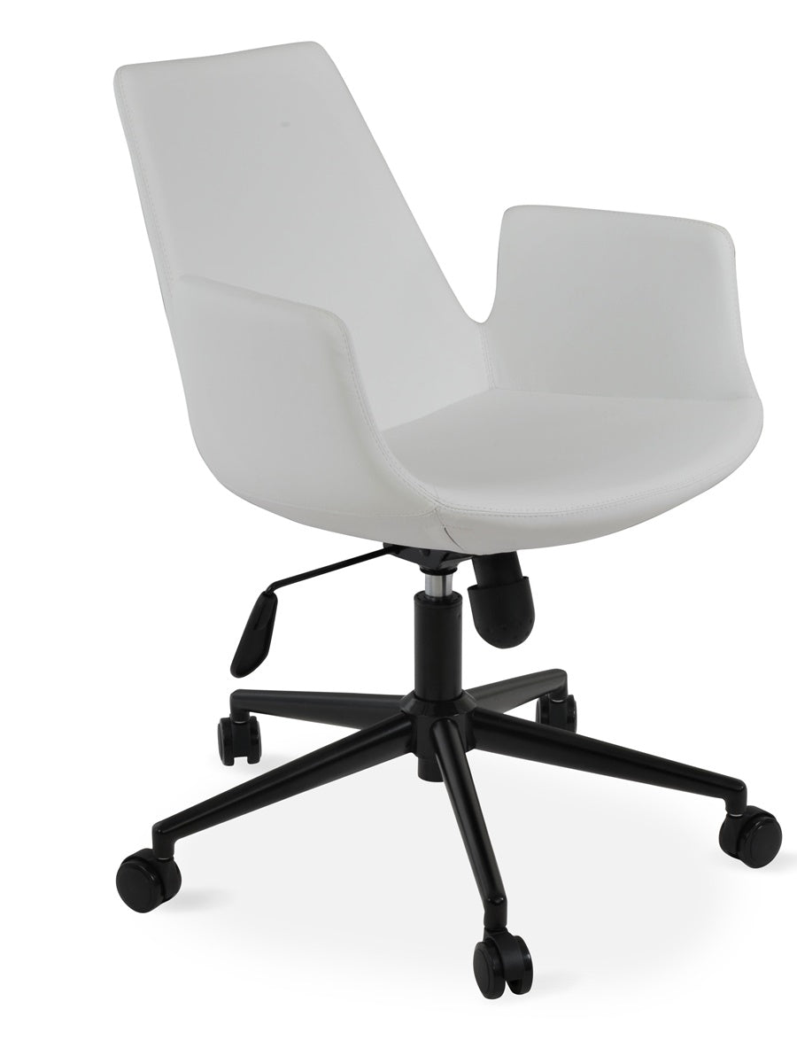 Eiffel Arm Office Chair - comfortable seating for dining and office spaces | Image 2 | InSTYLE Home & Rugs
