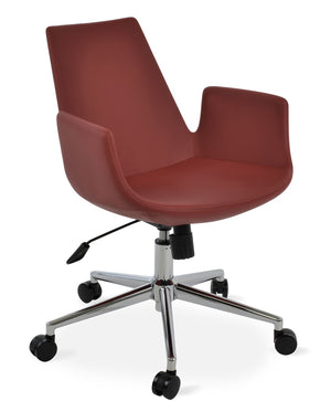 Eiffel Arm Office Chair - comfortable seating for dining and office spaces | Image 4 | InSTYLE Home & Rugs