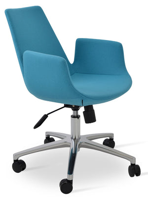 Eiffel Arm Office Chair - comfortable seating for dining and office spaces | Image 5 | InSTYLE Home & Rugs