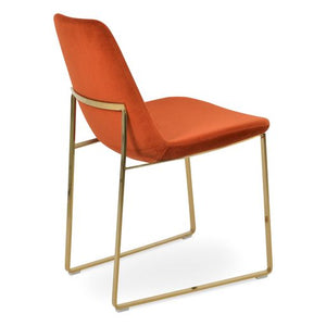 Eiffel Sled Dining Chair - elegant seating for dining areas | Image 2 | InSTYLE Home & Rugs