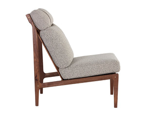 Elanor Lounge Chair - perfect for casual unwinding | Image 7 | InSTYLE Home & Rugs