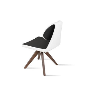 Gakko Pyramid Swivel Dining Chair - comfortable dining experience | Image 4 | InSTYLE Home & Rugs