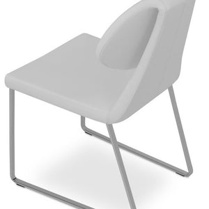 Gakko Sled Dining Chair - stylish chairs for any table | Image 4 | InSTYLE Home & Rugs