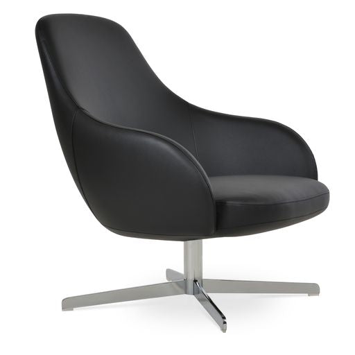 Gazel Arm Lounge Oval Swivel - stylish lounge chairs for any room | Image 1 | InSTYLE Home & Rugs