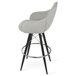 Gazel Arm MW Stools - available in various heights | Image 2 | InSTYLE Home & Rugs