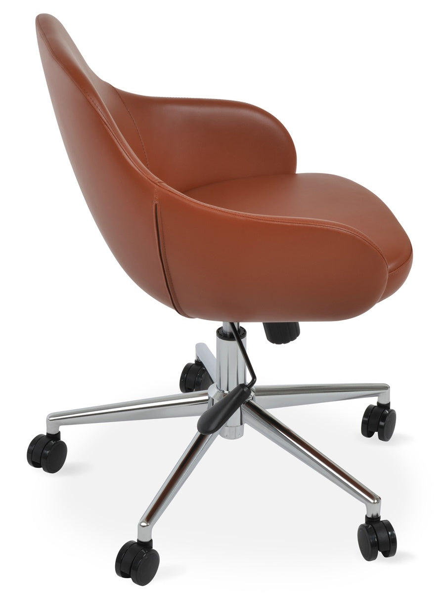 Gazel Office Arm Chair - comfortable seating for dining and office spaces | Image 2 | InSTYLE Home & Rugs