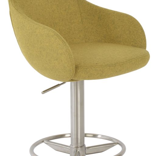 Gazel Arm Piston Stools - perfect for small spaces | Image 1 | InSTYLE Home & Rugs