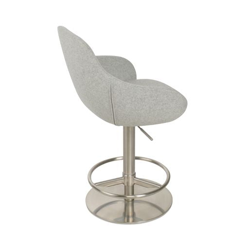 Gazel Arm Piston Stools - perfect for small spaces | Image 2 | InSTYLE Home & Rugs