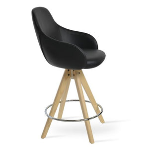 Gazel Arm Pyramid Stools - perfect for small spaces | Image 4 | InSTYLE Home & Rugs