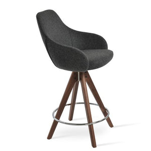 Gazel Arm Pyramid Stools - perfect for small spaces | Image 3 | InSTYLE Home & Rugs