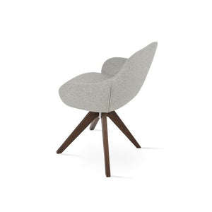 Gazel Arm Pyramid Swivel Chair - comfortable seating for dining and office spaces | Image 4 | InSTYLE Home & Rugs