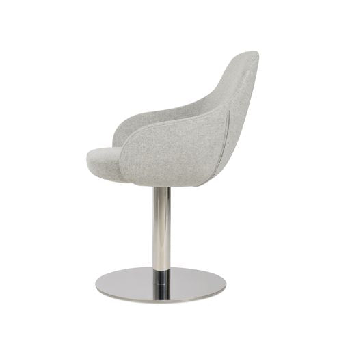 Gazel Arm Round Chair - durable construction for long-lasting use | Image 2 | InSTYLE Home & Rugs