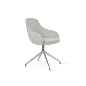 Gazel Arm Spider Swivel Chair - comfortable seating for dining and office spaces | Image 4 | InSTYLE Home & Rugs