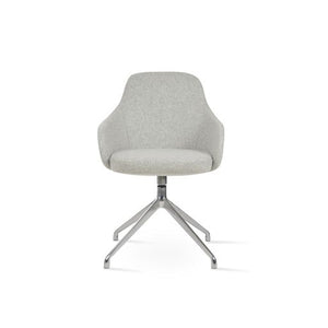 Gazel Arm Spider Swivel Chair - comfortable seating for dining and office spaces | Image 1 | InSTYLE Home & Rugs