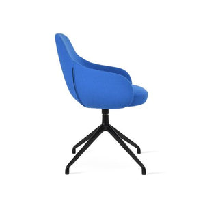 Gazel Arm Spider Swivel Chair - comfortable seating for dining and office spaces | Image 2 | InSTYLE Home & Rugs