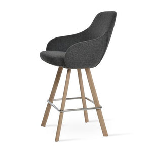 Gazel Arm Sword Stools - available in various heights | Image 2 | InSTYLE Home & Rugs