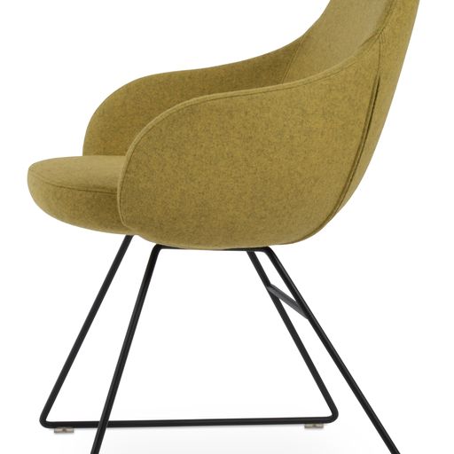 Gazel Arm Wire Chair - comfortable seating for dining and office spaces | Image 2 | InSTYLE Home & Rugs