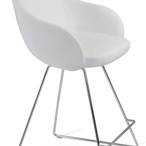 Gazel Arm Wire Stools - perfect for small spaces | Image 4 | InSTYLE Home & Rugs