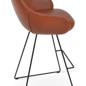 Gazel Arm Wire Stools - perfect for small spaces | Image 3 | InSTYLE Home & Rugs