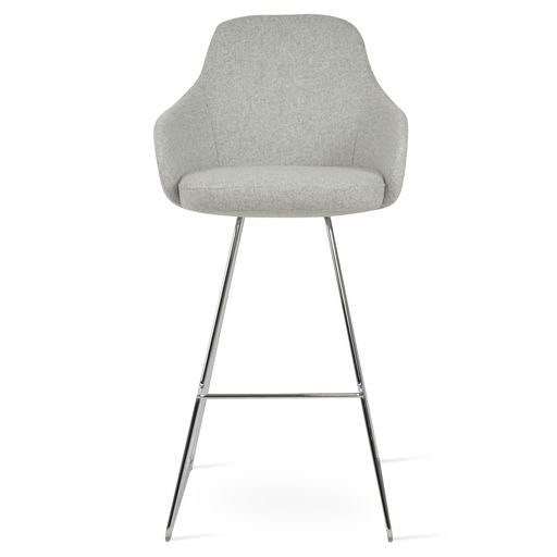 Gazel Arm Wire Stools - perfect for small spaces | Image 1 | InSTYLE Home & Rugs