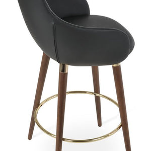 Gazel Arm Wood Stools - available in various heights | Image 4 | InSTYLE Home & Rugs
