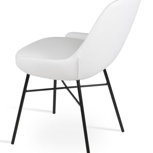 Gazel Cross Chair - comfortable seating for dining and office spaces | Image 2 | InSTYLE Home & Rugs