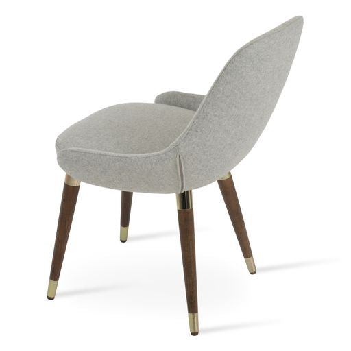 Gazel Wood Dining Chair - elegant seating for dining areas | Image 2 | InSTYLE Home & Rugs