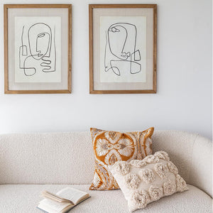 Glass With Wood Frame Femme Wall Decor-wfh-003-1 instylehome.ca