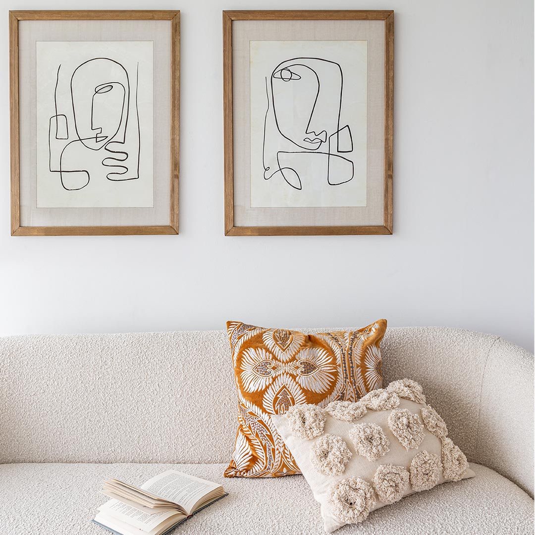 Glass With Wood Frame Homme Wall Decor-wfh-004-1 instylehome.ca