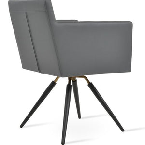 Harput Carrot Swivel - cozy armchair for reading and relaxation | Image 2 | InSTYLE Home & Rugs