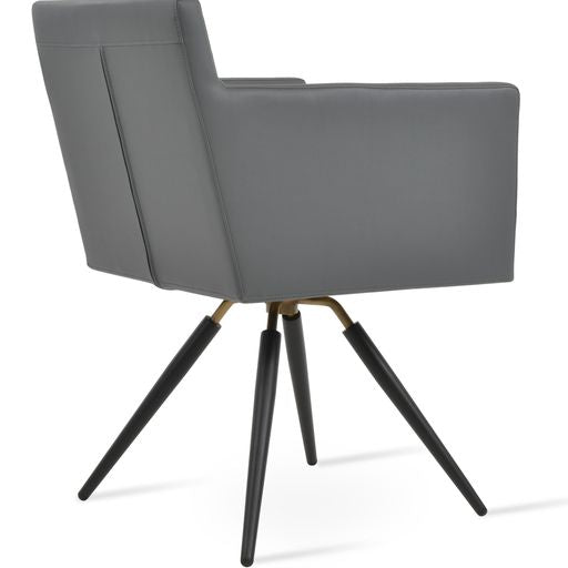 Harput Carrot Swivel - cozy armchair for reading and relaxation | Image 2 | InSTYLE Home & Rugs