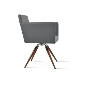 Harput Carrot Swivel - cozy armchair for reading and relaxation | Image 3 | InSTYLE Home & Rugs
