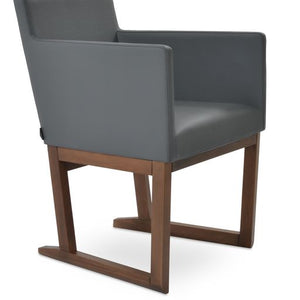 Harput Sled Wood Chair - comfortable seating for dining and office spaces | Image 5 | InSTYLE Home & Rugs