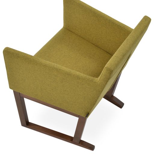 Harput Sled Wood Chair - comfortable seating for dining and office spaces | Image 2 | InSTYLE Home & Rugs