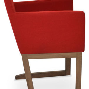 Harput Sled Wood Chair - comfortable seating for dining and office spaces | Image 4 | InSTYLE Home & Rugs
