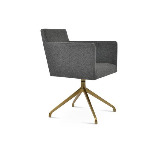 Harput Spider Swivel Chair - comfortable seating for dining and office spaces | Image 1 | InSTYLE Home & Rugs