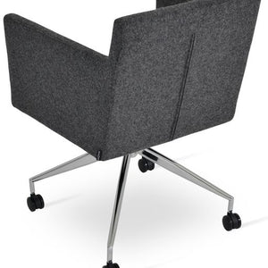 Harput Spider Swivel Chair - comfortable seating for dining and office spaces | Image 2 | InSTYLE Home & Rugs