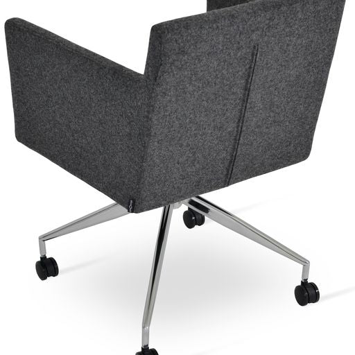 Harput Spider Swivel Chair - comfortable seating for dining and office spaces | Image 2 | InSTYLE Home & Rugs