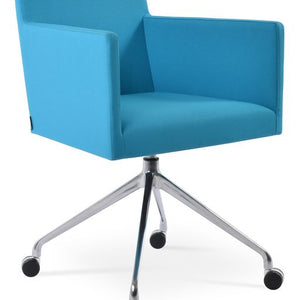 Harput Spider Swivel Chair - comfortable seating for dining and office spaces | Image 3 | InSTYLE Home & Rugs
