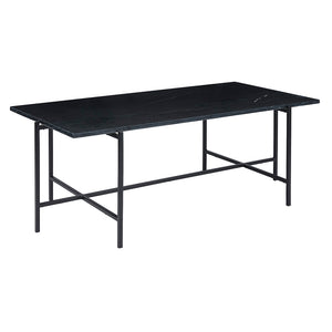 IDA COFFEE TABLE black metal frame | InSTYLE Home & Rugs