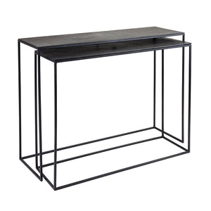Iron Console Tables (set of 2) - sleek design for modern homes | Image 1 | InSTYLE Home & Rugs
