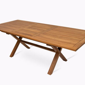 Kleopatra Teak Extendable Table - practical and stylish extendable tables for any room | Image 1 | InSTYLE Home & Rugs