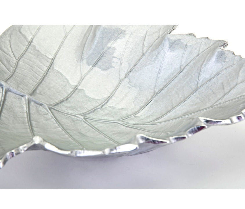 Macee Enamel Decorative Leaf Trays - Set of 3 - www.instylehome.ca