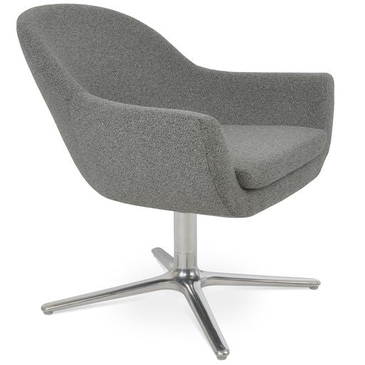 Madison Oval Swivel - comfortable seating for dining and office spaces | Image 1 | InSTYLE Home & Rugs