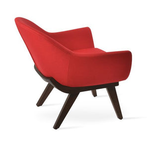 Madison Wood Armchair - upholstered armchair with padded comfort | Image 3 | InSTYLE Home & Rugs