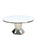Majestic 51″ & 60″ White Glass Dining Table-Majestic-White instylehome.ca