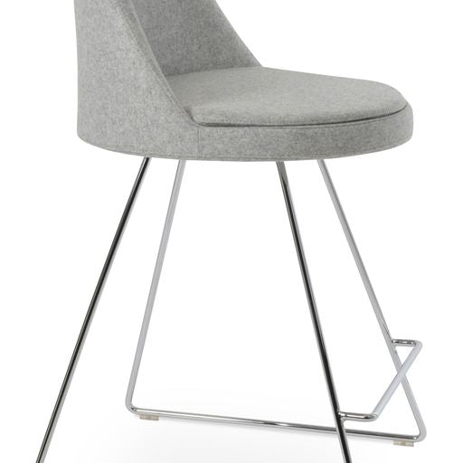 Martini Wire Stools - compact and stylish design | Image 1 | InSTYLE Home & Rugs