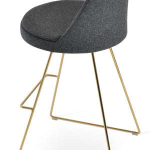 Martini Wire Stools - compact and stylish design | Image 2 | InSTYLE Home & Rugs