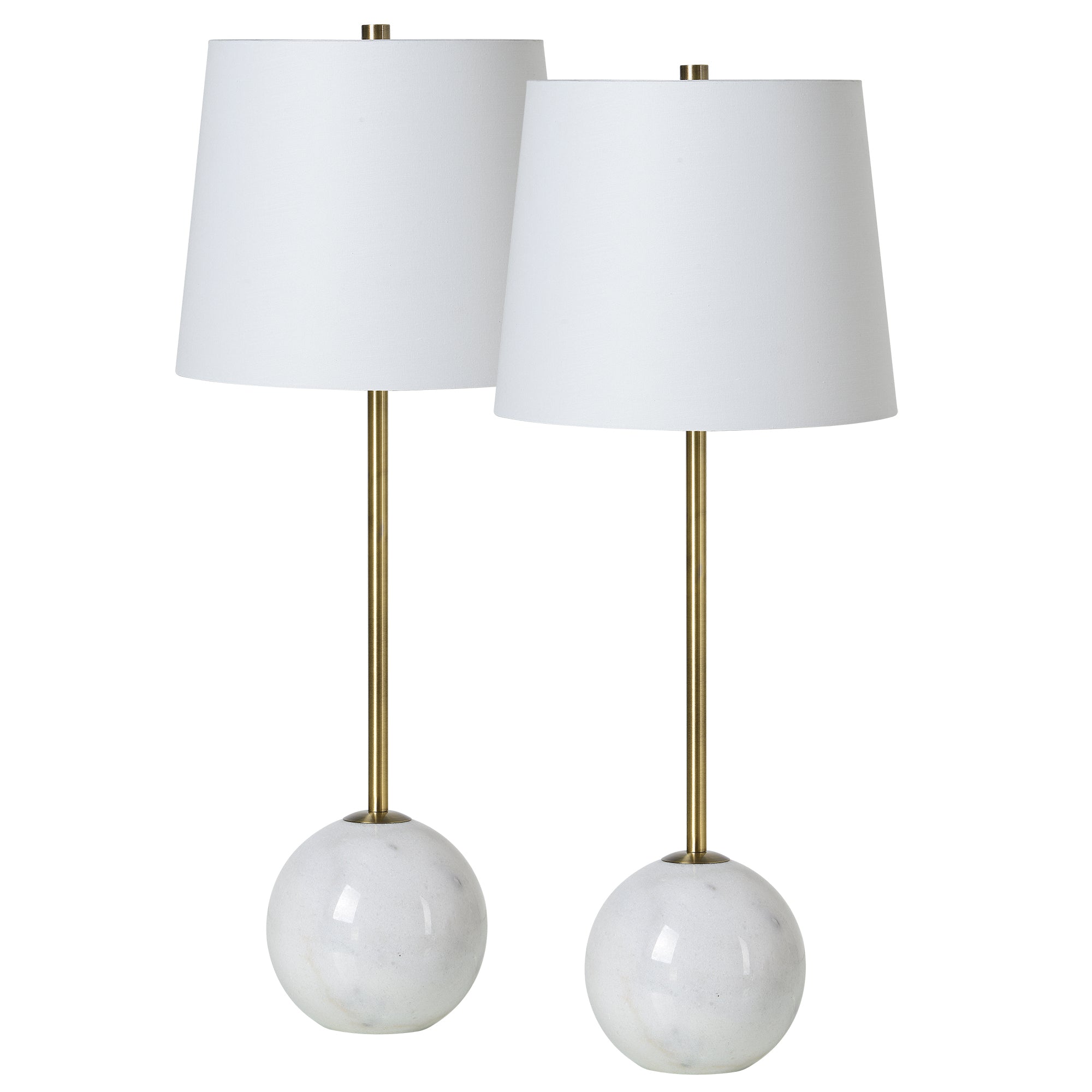 Naomi marble base (Set of 2) - versatile lighting lamps for any interior style | Image 1 | InSTYLE Home & Rugs