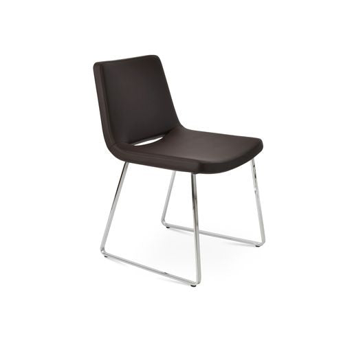 Nevada Sled Chair - comfortable dining experience | Image 1 | InSTYLE Home & Rugs